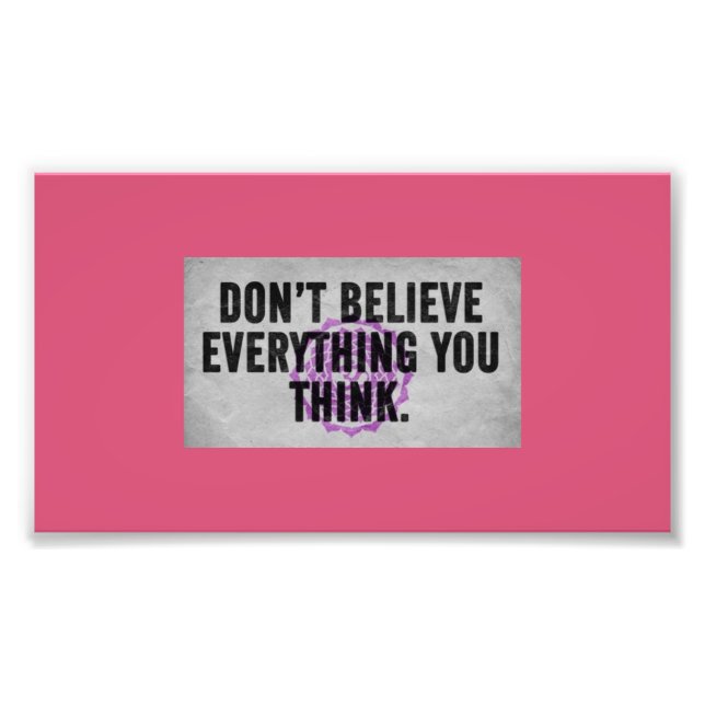 Foto Ser escéptico (Frente)