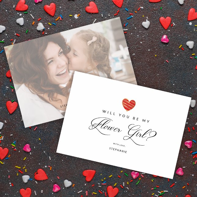 Foto ¿Serás mi dama de flores Corazón Rojo (Subido por el creador)