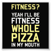 Seré Fitnees Pizza completa en mi boca