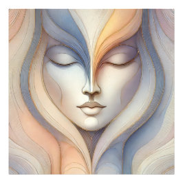 Foto Serene Abstract Face