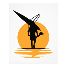 Serene Sunset Rowing: Silhouette Minimalista Oarsm