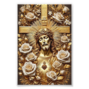 Foto Serenidad Dorada: Cristo con siete estrellas"
