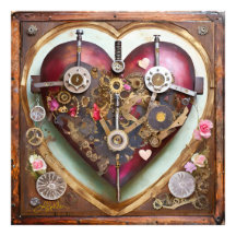 Serie Steampunk Corazón Rojo Buff