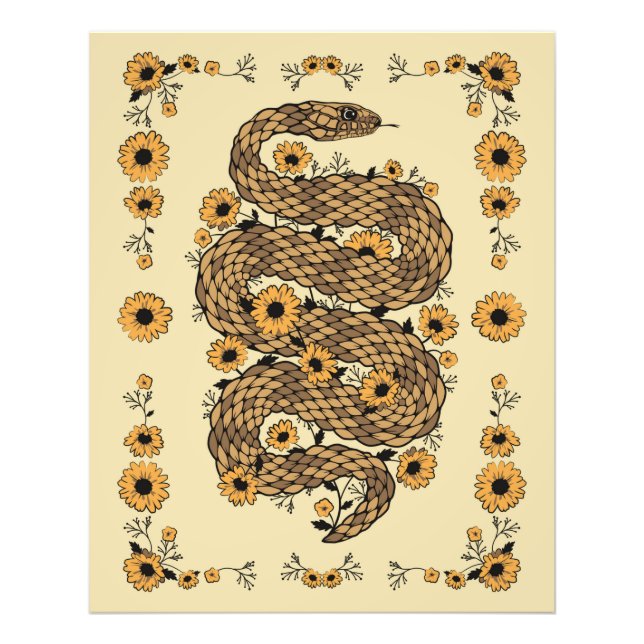 Foto Serpiente floral (Frente)
