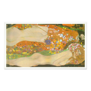 Foto Serpientes de agua II de Gustav Klimt, Arte Nouvea