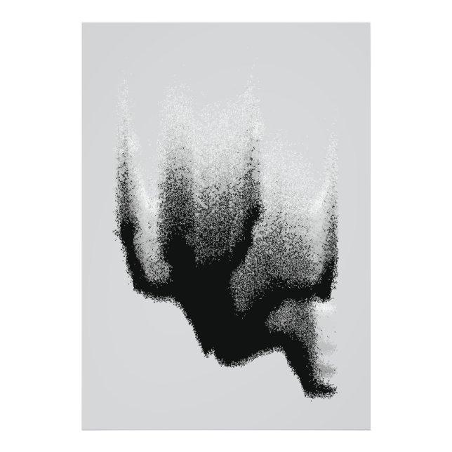 Foto Shadowfall abstracta: Silhouette fluida (Frente)