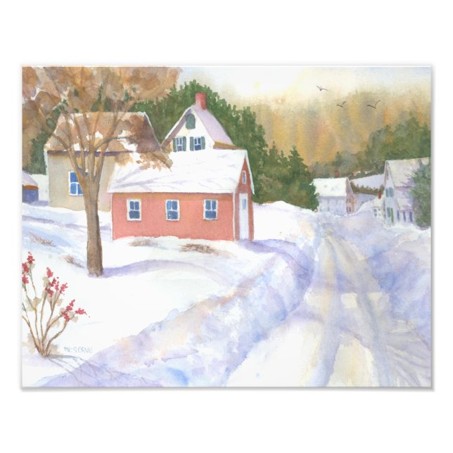 Foto Sheepscott Maine Winter View (Frente)