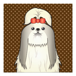 Foto Shih Tzu Dog Personalizado Paws