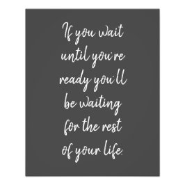 Foto Si espera hasta que esté listo para imprimir la fo