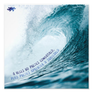 Foto "Si no puedes combatirlo, puedes surfearlo"