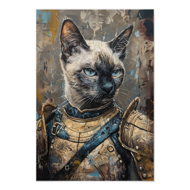 Foto Siamese Cat in Armor (Frente)