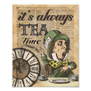 Foto "Siempre es tiempo de té" Mad Hatter Dictionary Ar