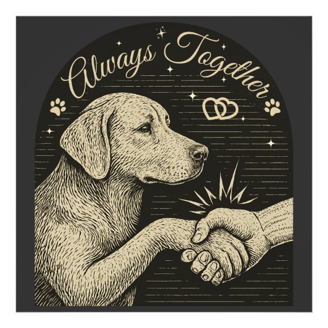 Foto "Siempre juntos" Viña Amistad con los Perros (Frente)