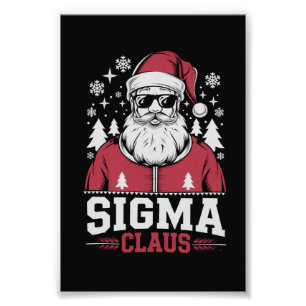 Foto Sigma Claus Guay Santa Navidades Rizz Rizzler Meme