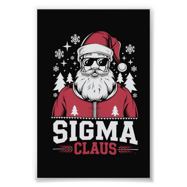 Foto Sigma Claus Guay Santa Navidades Rizz Rizzler Meme (Frente)