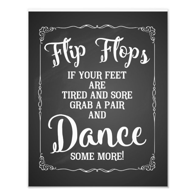 Foto signo boda, chancletas, boda, pizarra (Frente)