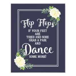 Foto signo boda, chancletas, boda, rosa floral