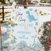 Signo de bienvenida al primer cumpleaños de un fie