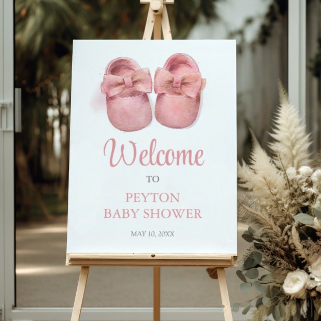 Foto Signo de bienvenida de Baby Shower para zapatos ro (Subido por el creador)