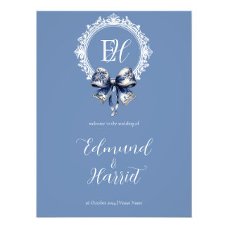 Foto Signo de bienvenida de Boda inspirado en la croque