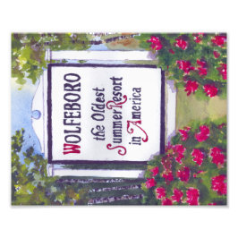 Foto Signo de bienvenida de Wolfeboro New Hampshire