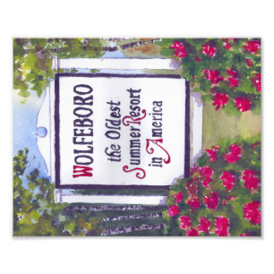 Foto Signo de bienvenida de Wolfeboro New Hampshire