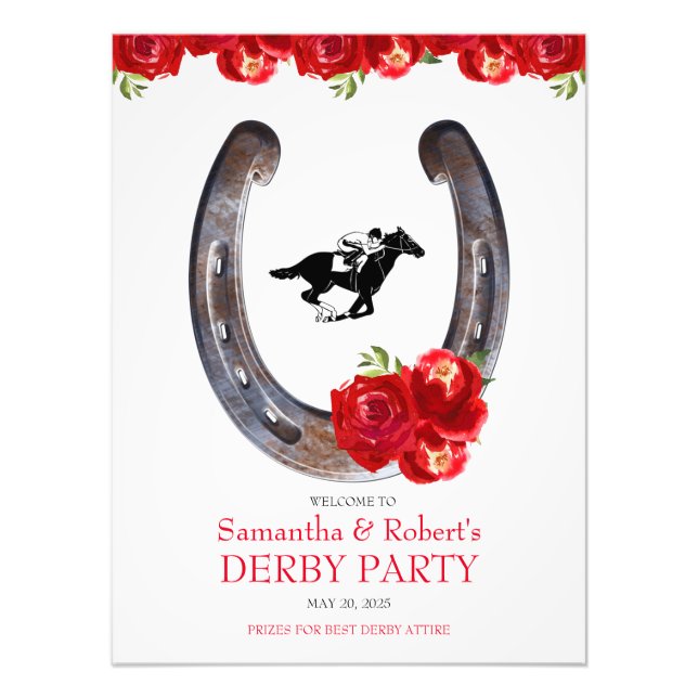 Foto Signo de bienvenida del Fiesta Race Horse Derby (Frente)
