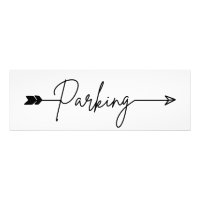 Signo de dirección de estacionamiento derecho, Pos