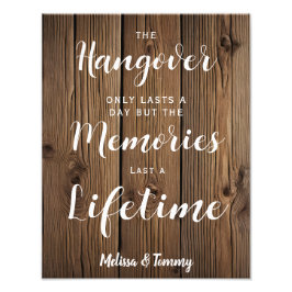 Foto Signo de resaca rústico Barn de campo boda