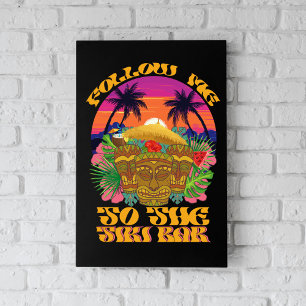 Foto Sígueme al bar Tiki de la fiesta hawaiana Luau