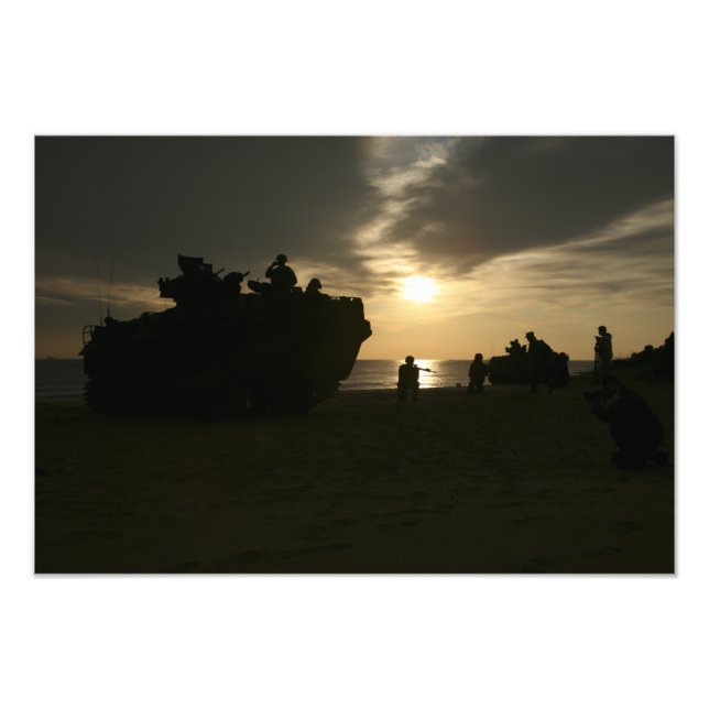 Foto Silhouette de Marines (Frente)