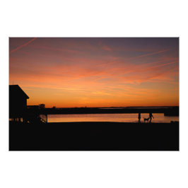 Foto Silhouette familiar