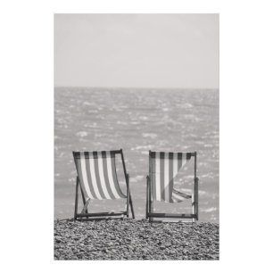 Foto Sillas de playa a rayas vintage