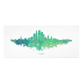 Foto Silueta de la ciudad de Los Ángeles - Verde menta