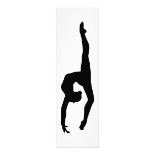 Foto Silueta de la gimnasia rítmica