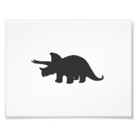 Silueta de triceratops - Elegir color de fondo
