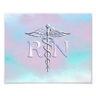 Foto Silver Style RN Caduceus Medical Mother Pearl