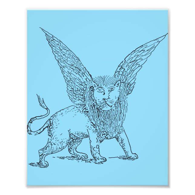 Foto Símbolo alado de San Marcos (Frente)