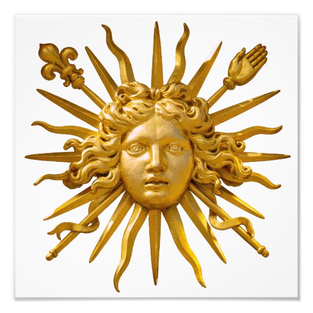 Foto Símbolo de Luis XIV el Rey Sol (Frente)