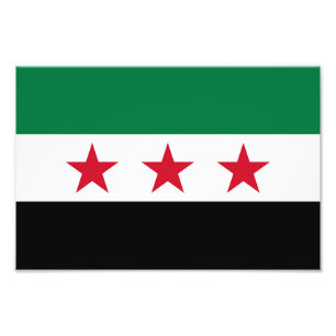 Foto Símbolo de nueva bandera de la revolución en Siria