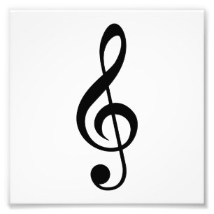 Foto Símbolo del Musical del G-Clef del Clef agudo