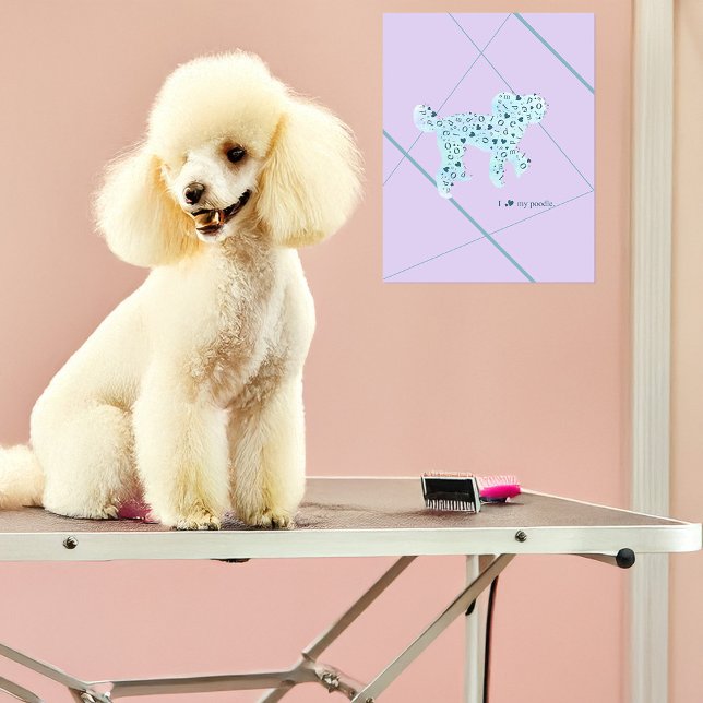 Foto Simple art of poodle‘s silhouette (Subido por el creador)