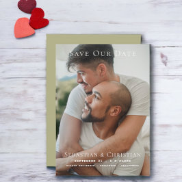 Foto Simple Guardar El Boda De Fecha