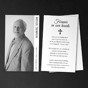 Foto simple para siempre en nuestra tarjeta conmem