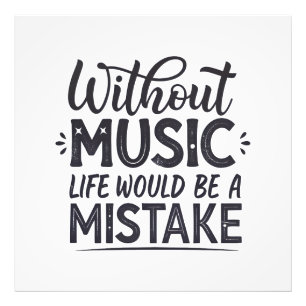 Foto Sin música la vida sería un error