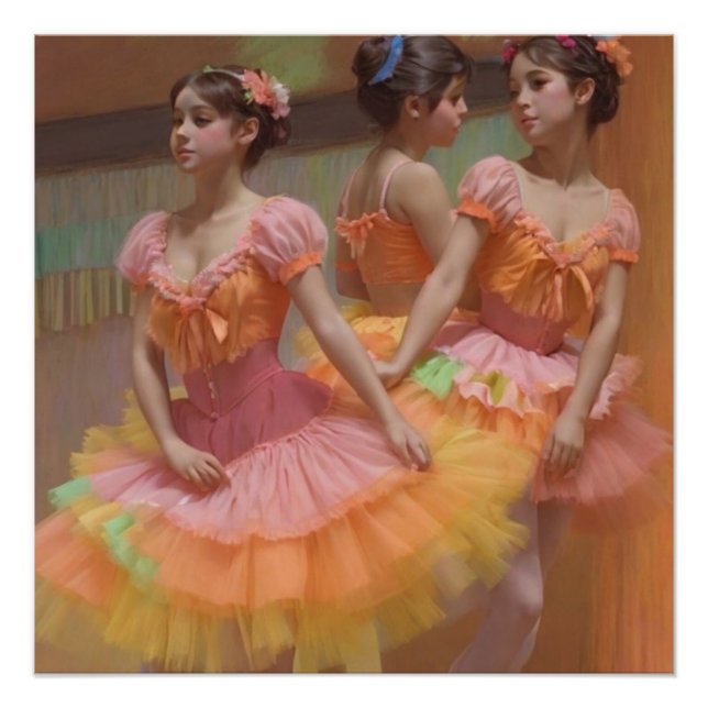 Foto Sinfonía de bailarinas (Frente)