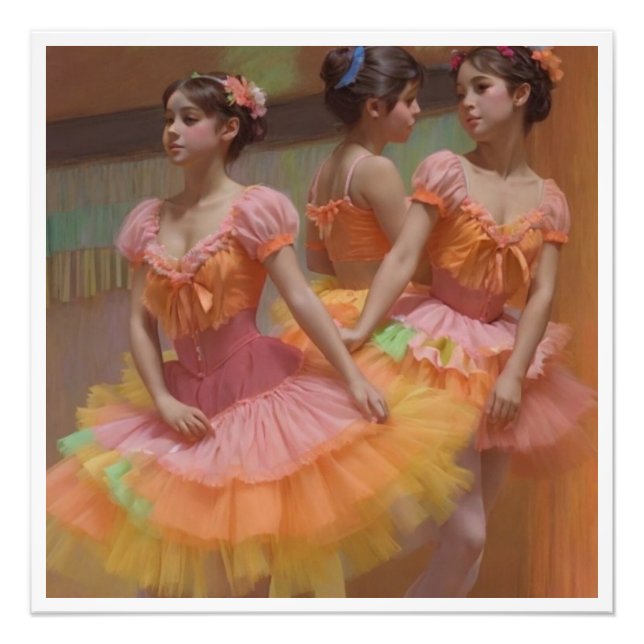 Foto Sinfonía de bailarinas (Frente)