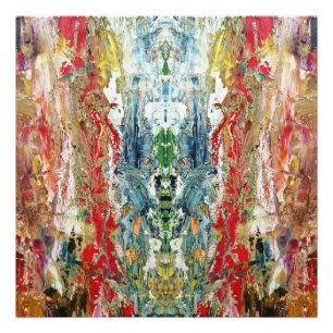 Foto Sinfonía del caos - Resumen de la paleta de un art