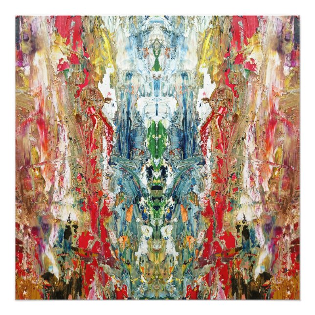 Foto Sinfonía del caos - Resumen de la paleta de un art (Frente)