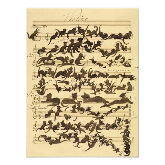 Foto Sinfonía del gato por Moritz von Schwind (Frente)